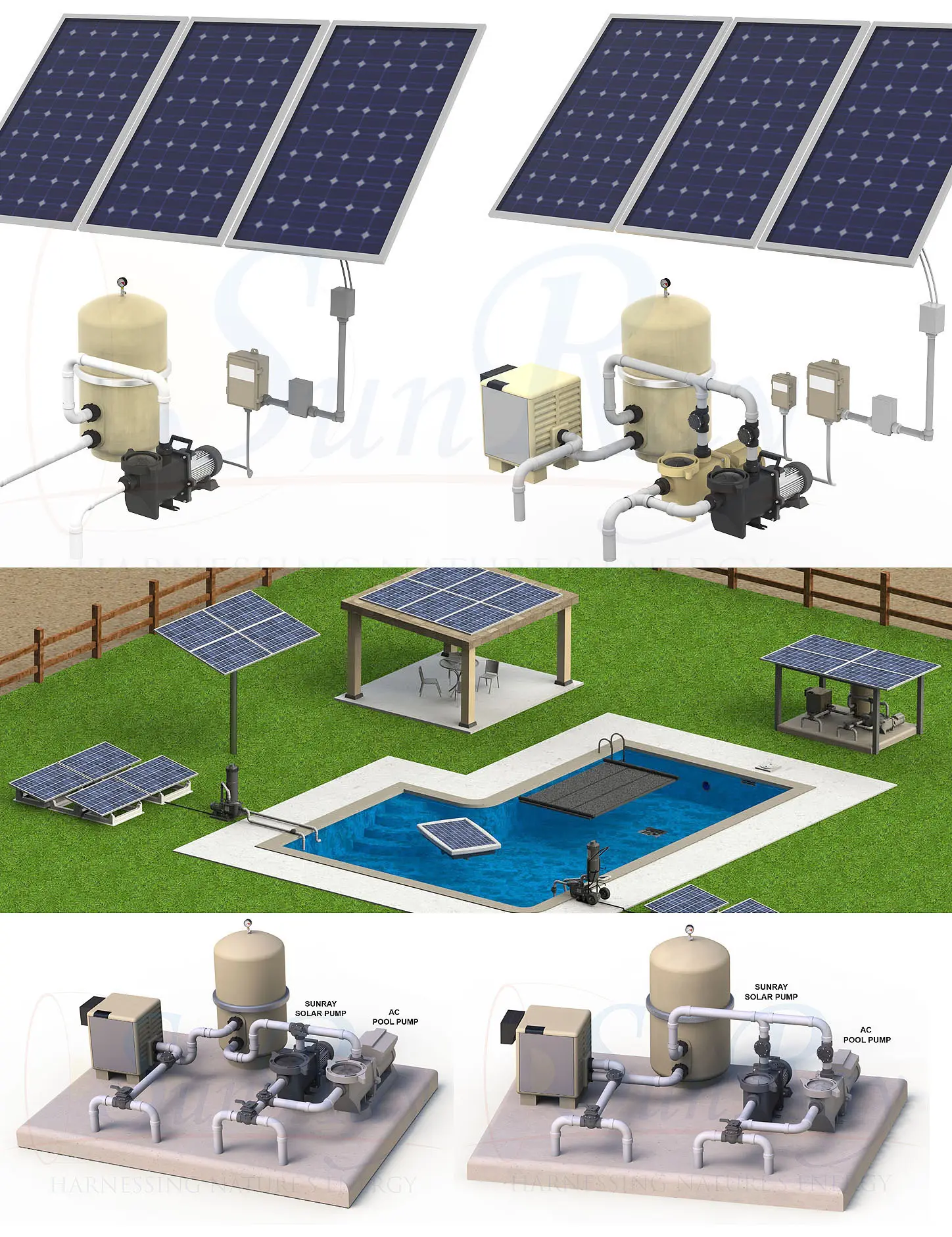 how many solar panels to run a pool pump - Can a 100 watt solar panel run a water pump