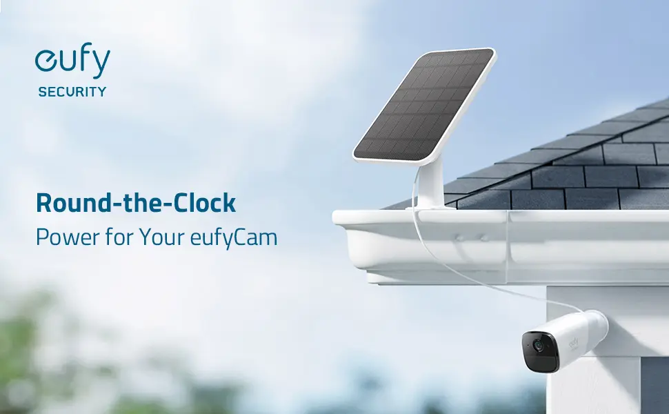 eufycam solar panel charger - Can EUFY cameras be solar powered