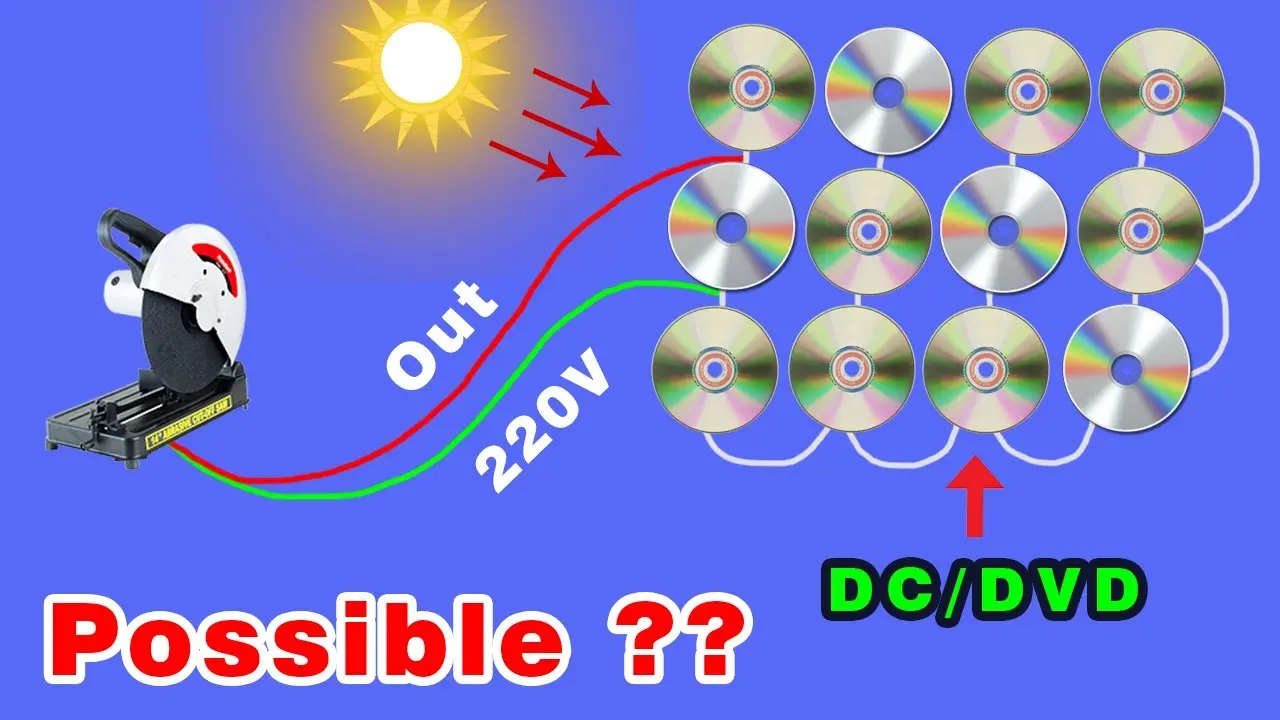 how can i make a solar panel - Can you make a solar panel from CDs