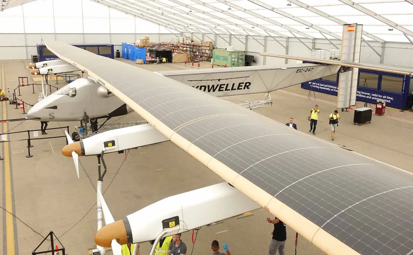 avion panel solar - Cómo funciona el avión solar