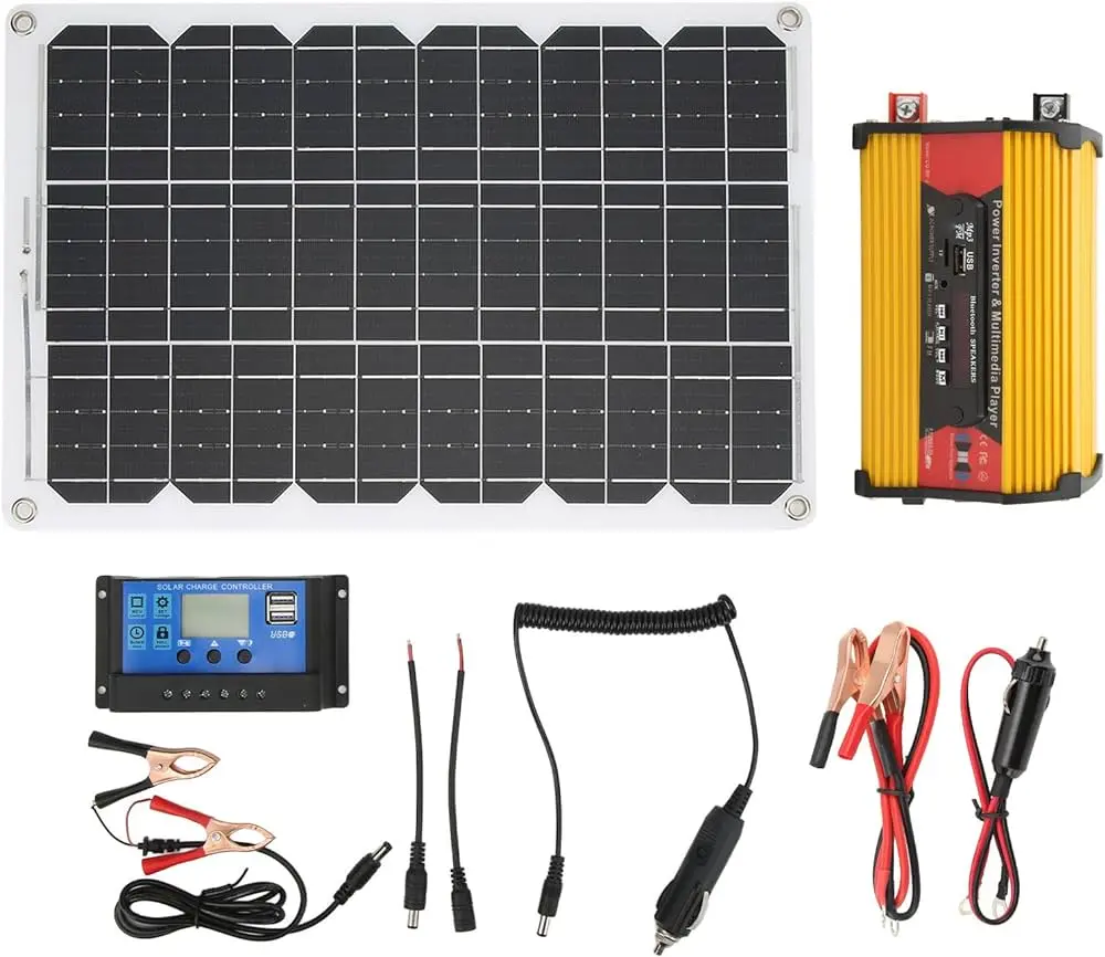 accesorios energia solar - Cómo funciona un kit de energía solar