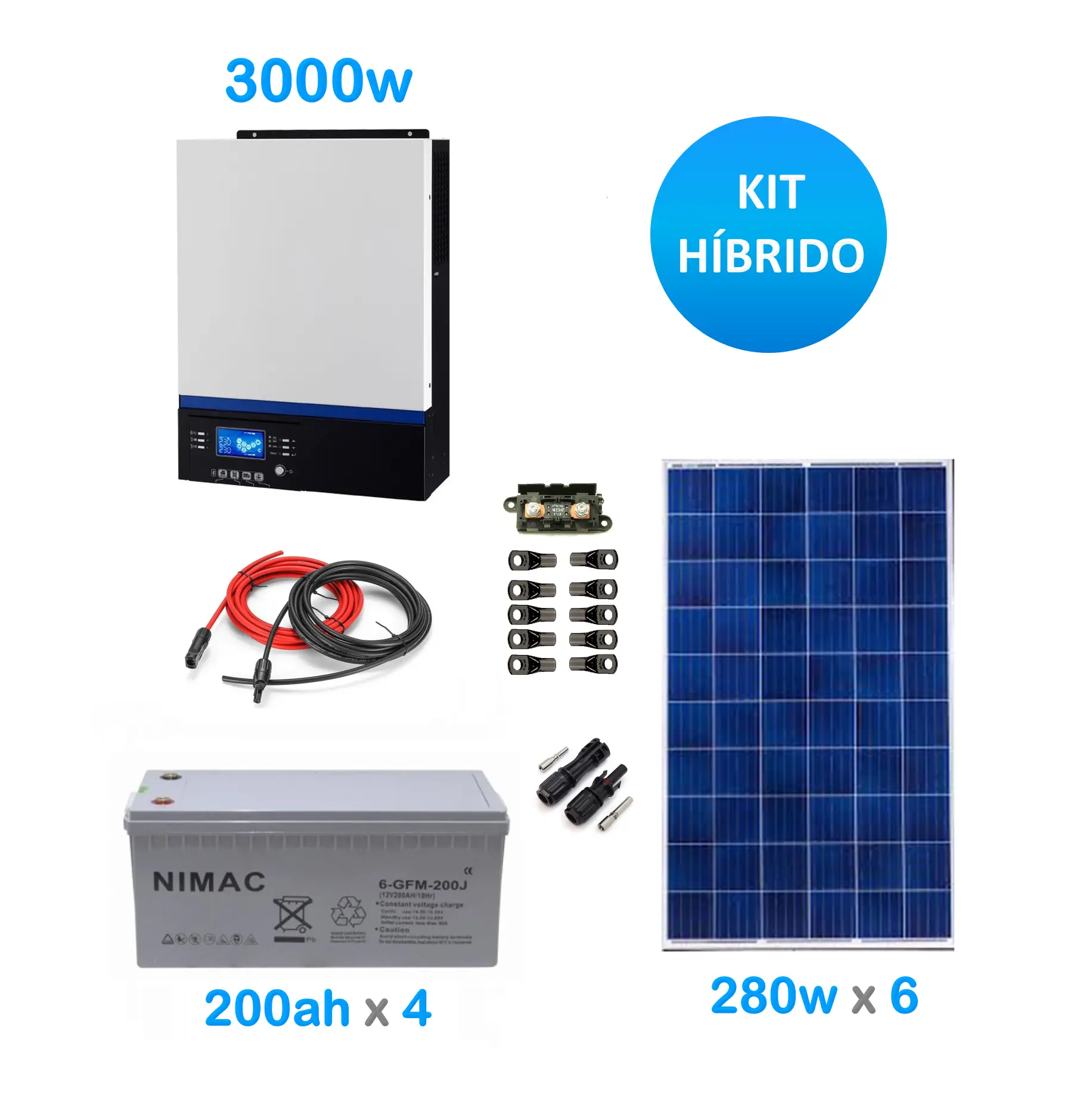 kit placa solar hibridos - Cómo funciona un panel solar híbrido