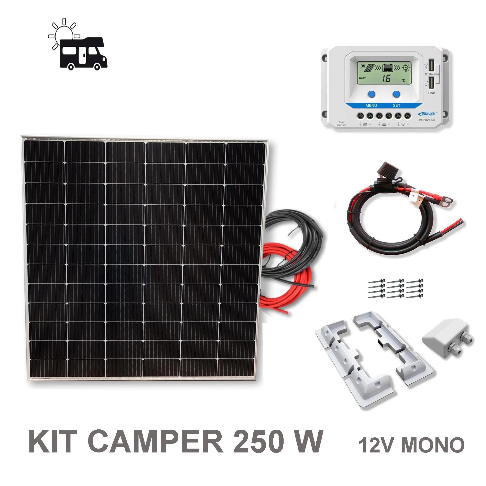kit placa solar caravana sin baterias - Cómo funciona un panel solar sin batería