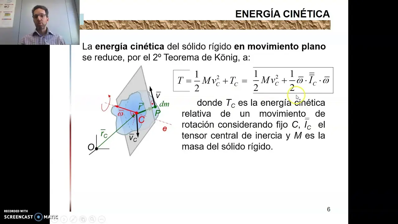 formula energias solido rígido - Cómo se calcula la energía rotacional