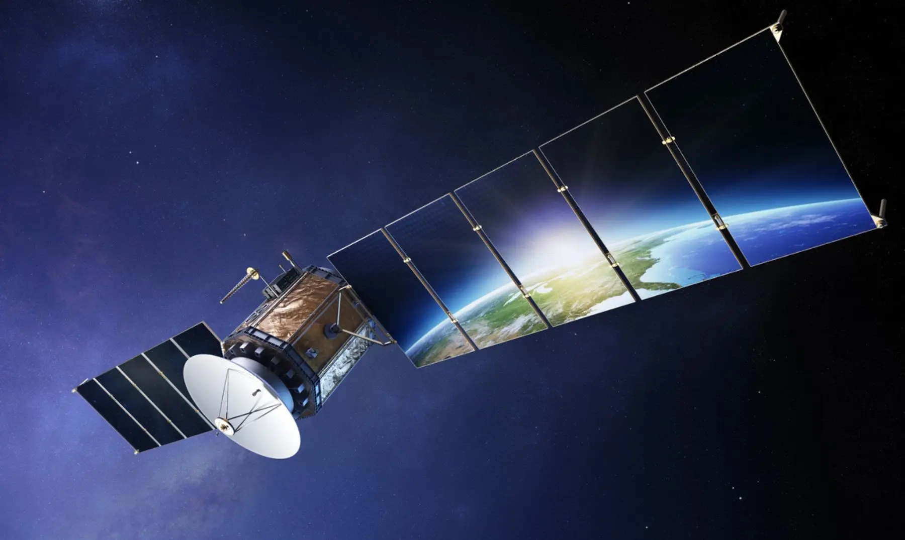 satelites de energia solar - Cuál es la fuente de energía de un satélite