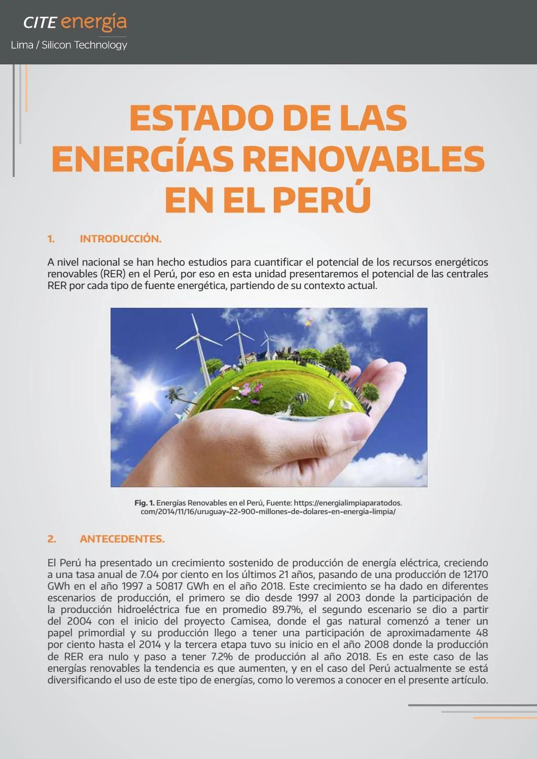 informe energía renovable peru icex - Cuántas subastas RER hay en Perú