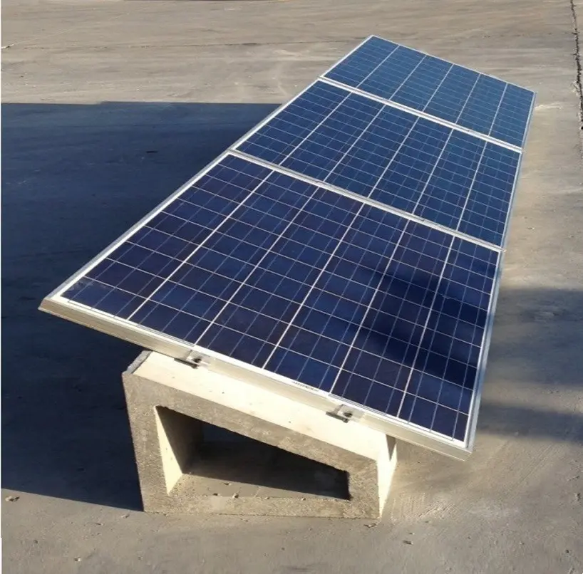 bloques fijacion placa solar - Cuánto pesa un solar Block