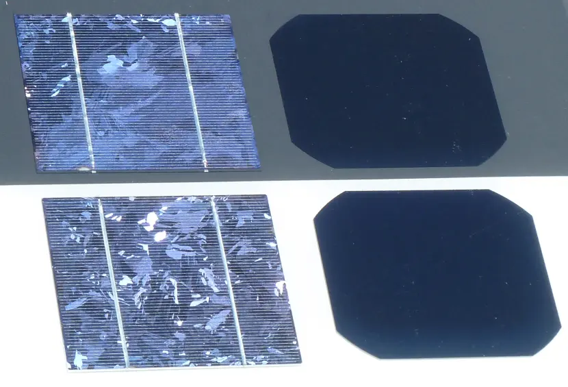 placa solar silicio - Cuánto silicio tiene un panel solar