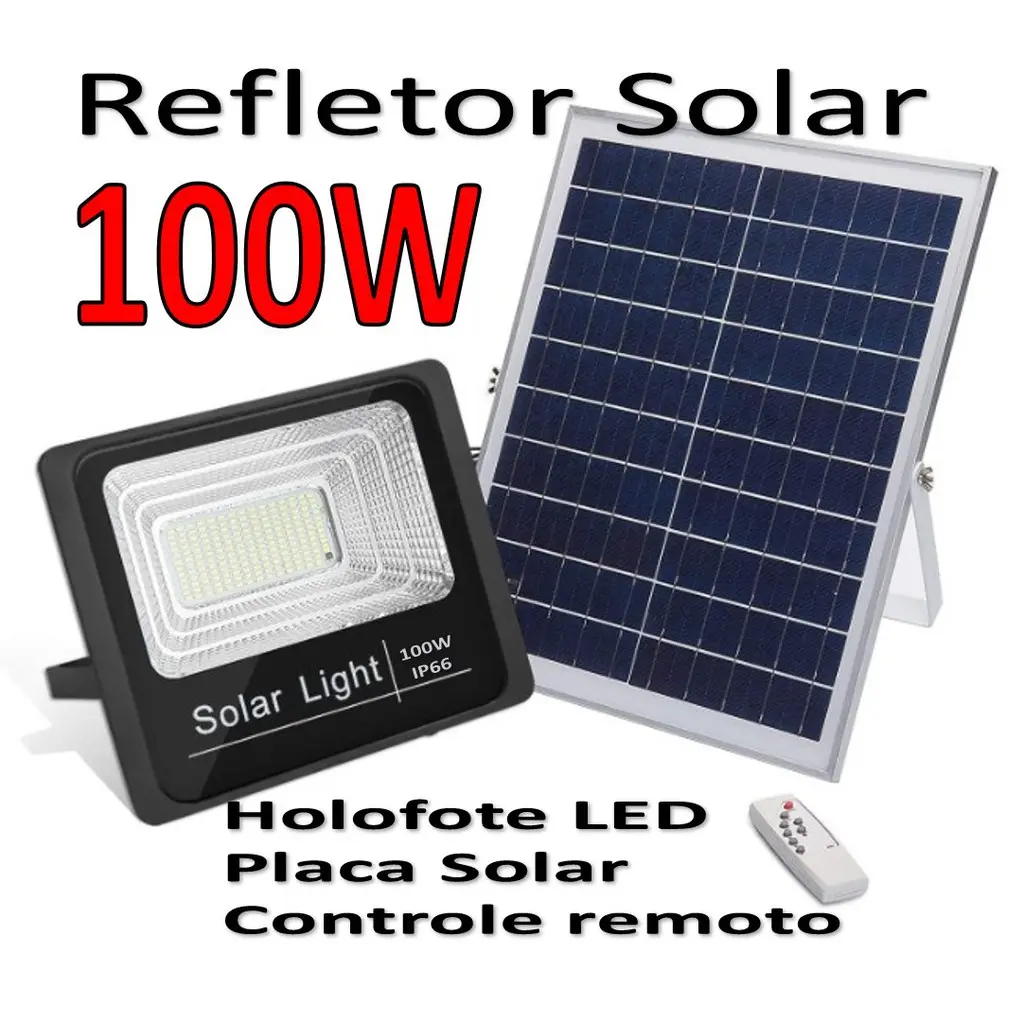 refletor led 100w placa solar - Cuántos metros cuadrados ilumina un reflector LED de 100 watts