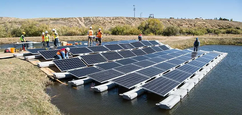 floating solar panels - Do floating solar panels work