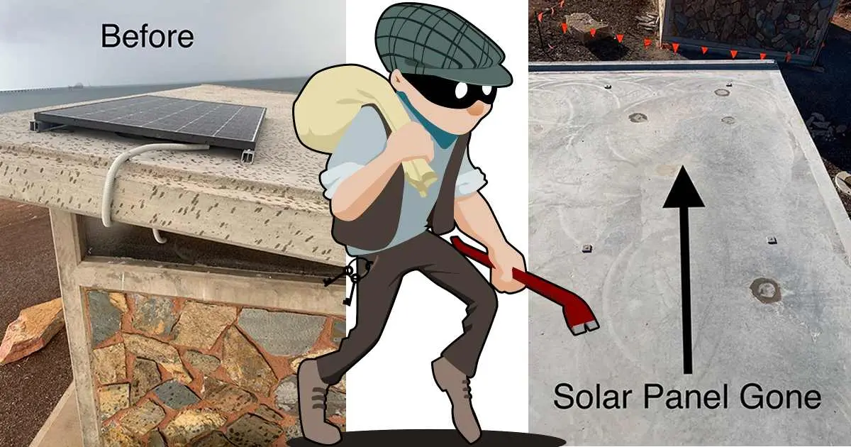 can solar panels be stolen - Do solar inverters get stolen