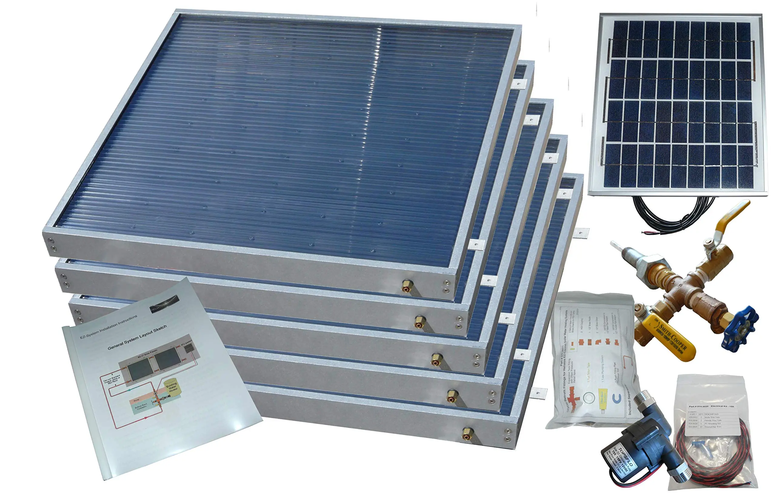 ez 37 solar water heater panel by heliatos - Do solar water heaters work in winter