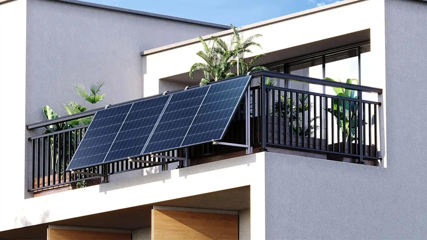 poner placa solar en el balcón - Dónde es mejor colocar las placas solares