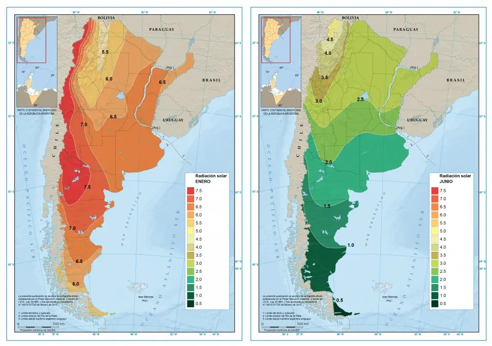 centrales de energia solar en argentina mapa - Dónde se encuentran los lugares de produccion de energía en Argentina