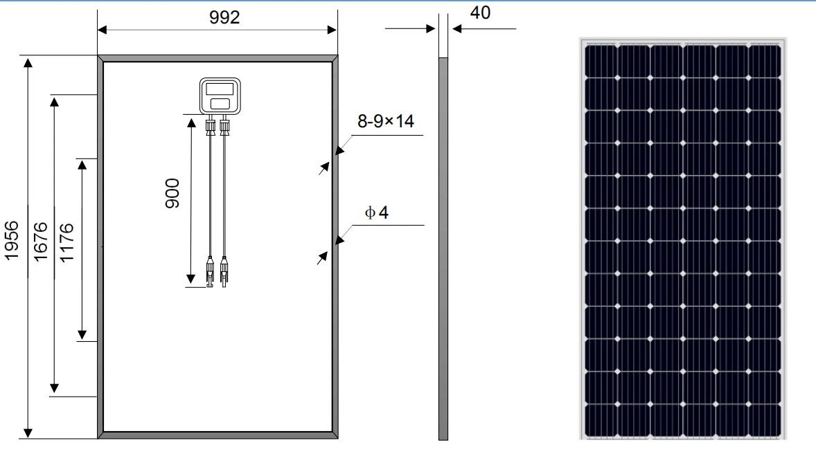 1000w solar panel size - How big is a 1W solar panel