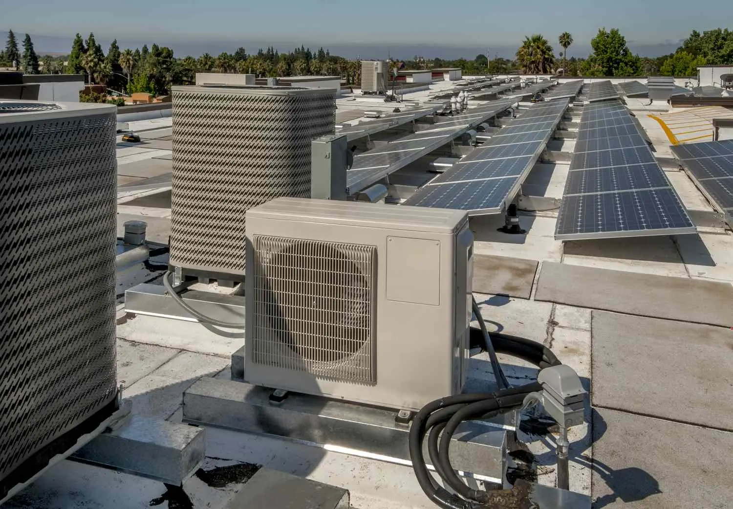 air conditioning units with solar panels - How big of a solar system do I need to run an air conditioner