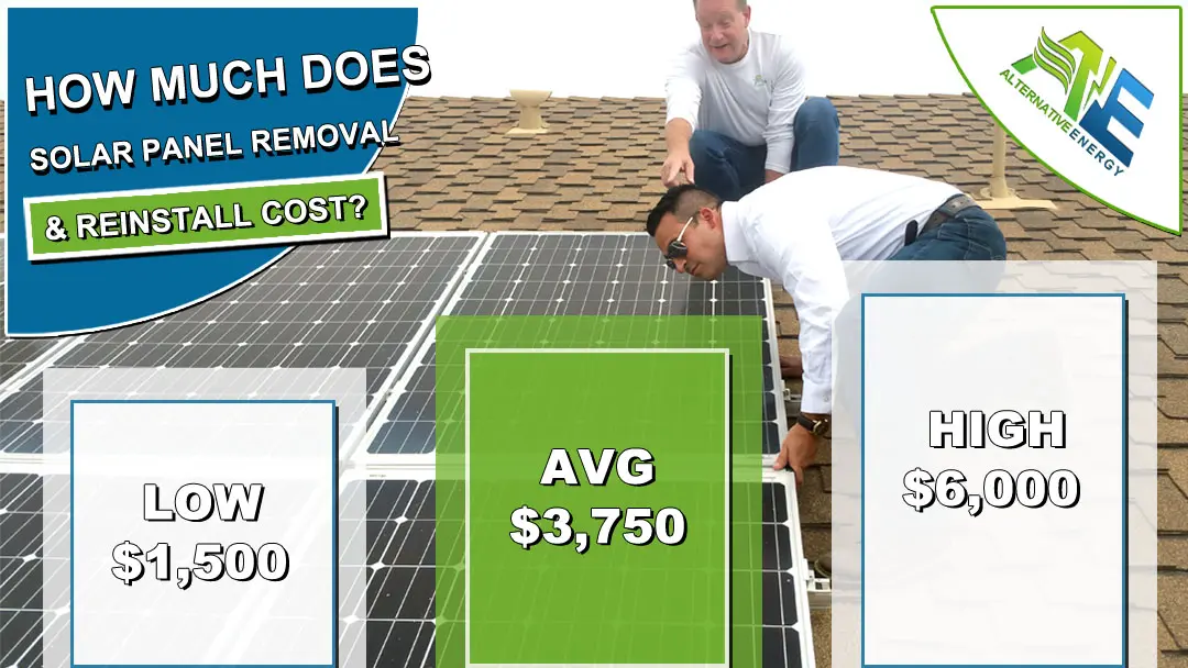 cost to remove solar panels from roof - How do you disconnect and remove solar panels