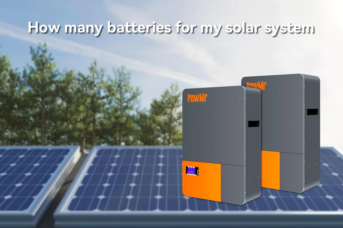 off grid solar panel calculator - How many batteries do I need for a 20kW solar system
