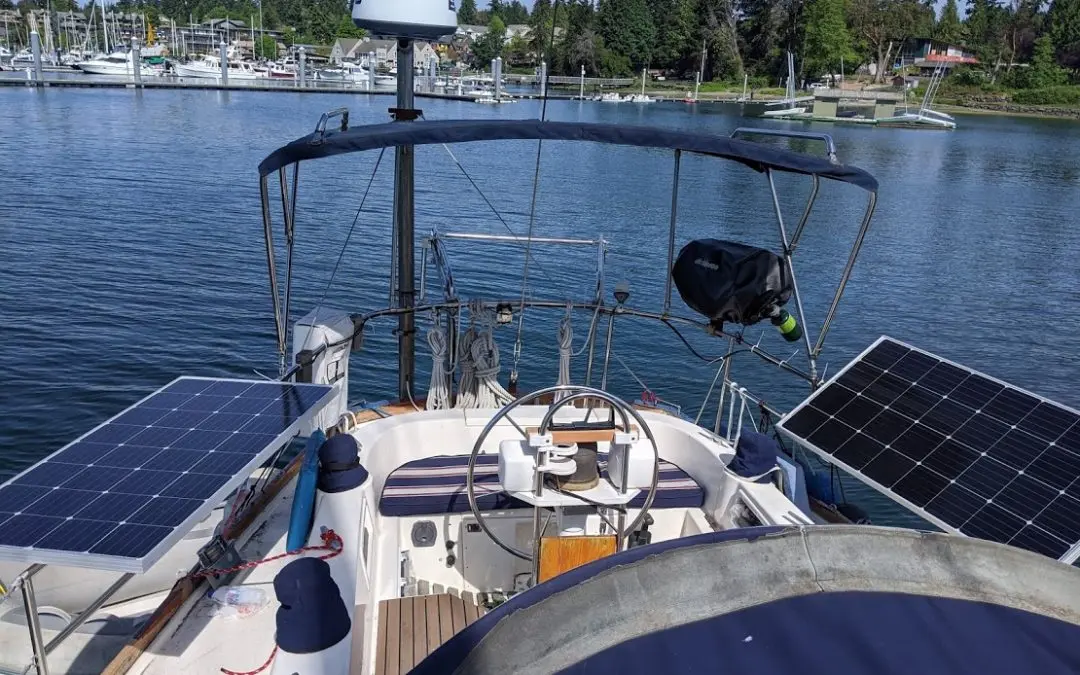 solar panel arch sailboat - How much does a boat arch cost