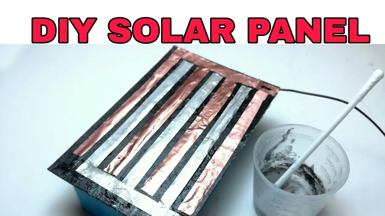 how to make a solar panel with aluminum foil - How to make solar panel using aluminium foil