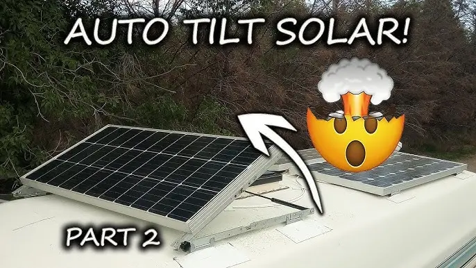 automatic tilting solar panels - Is tilting solar panels better than efficiency