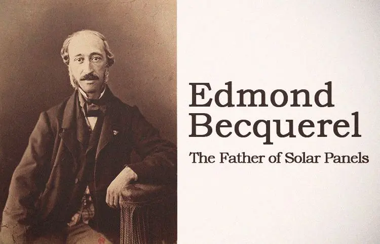 edmond becquerel solar panel - Qué descubrio Edmond Becquerel
