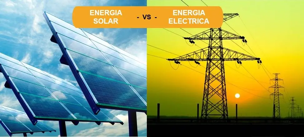 diferencia entre energia solar y electrica - Qué diferencia hay entre la energía solar