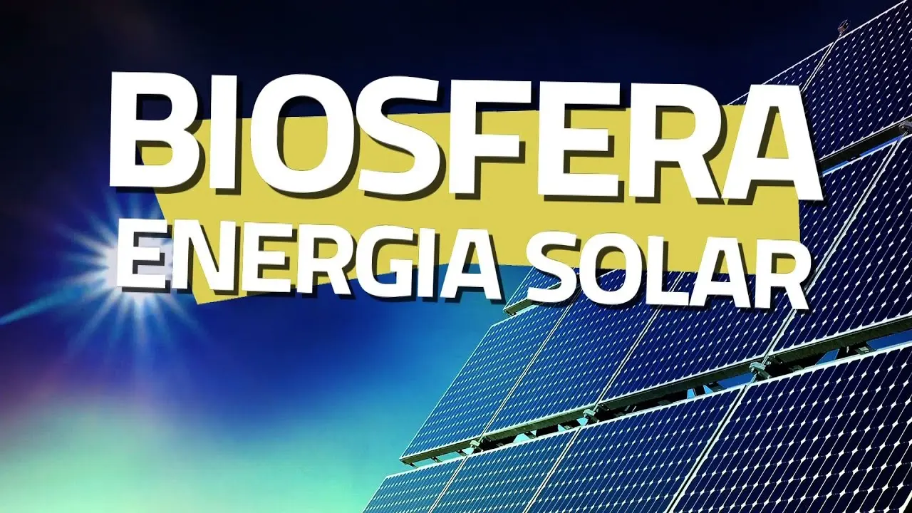 energia solar biosfera - Qué energía se produce en la biosfera