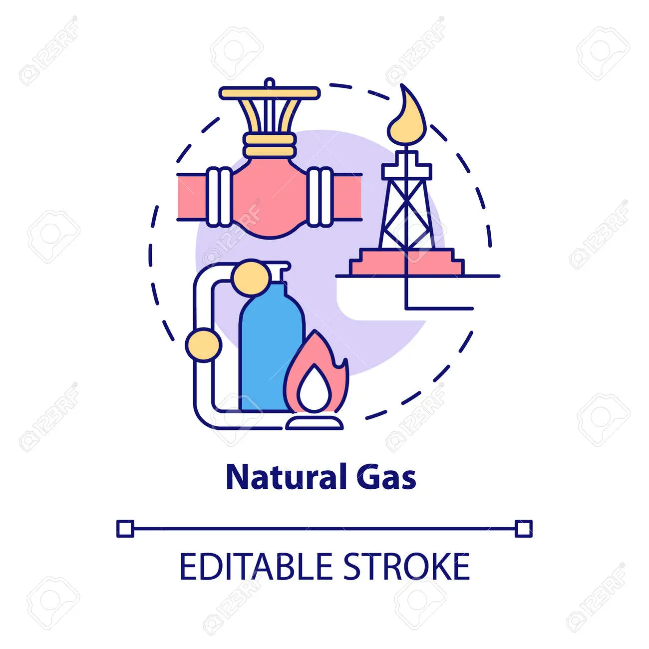 Energía no renovable: Gas Natural - Qué energía usa el gas natural energía no renovable gas natural símbolo - Qué energía usa el gas natural