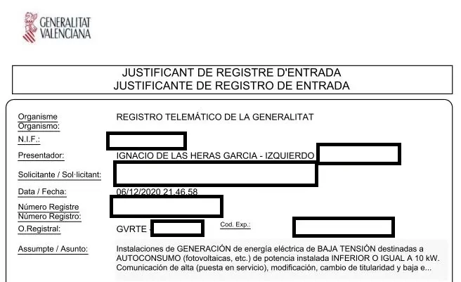 Registrar placa solar en la Generalitat de Cataluña - Qué es el documento RAC registrar placa solar generalitat - Qué es el documento RAC