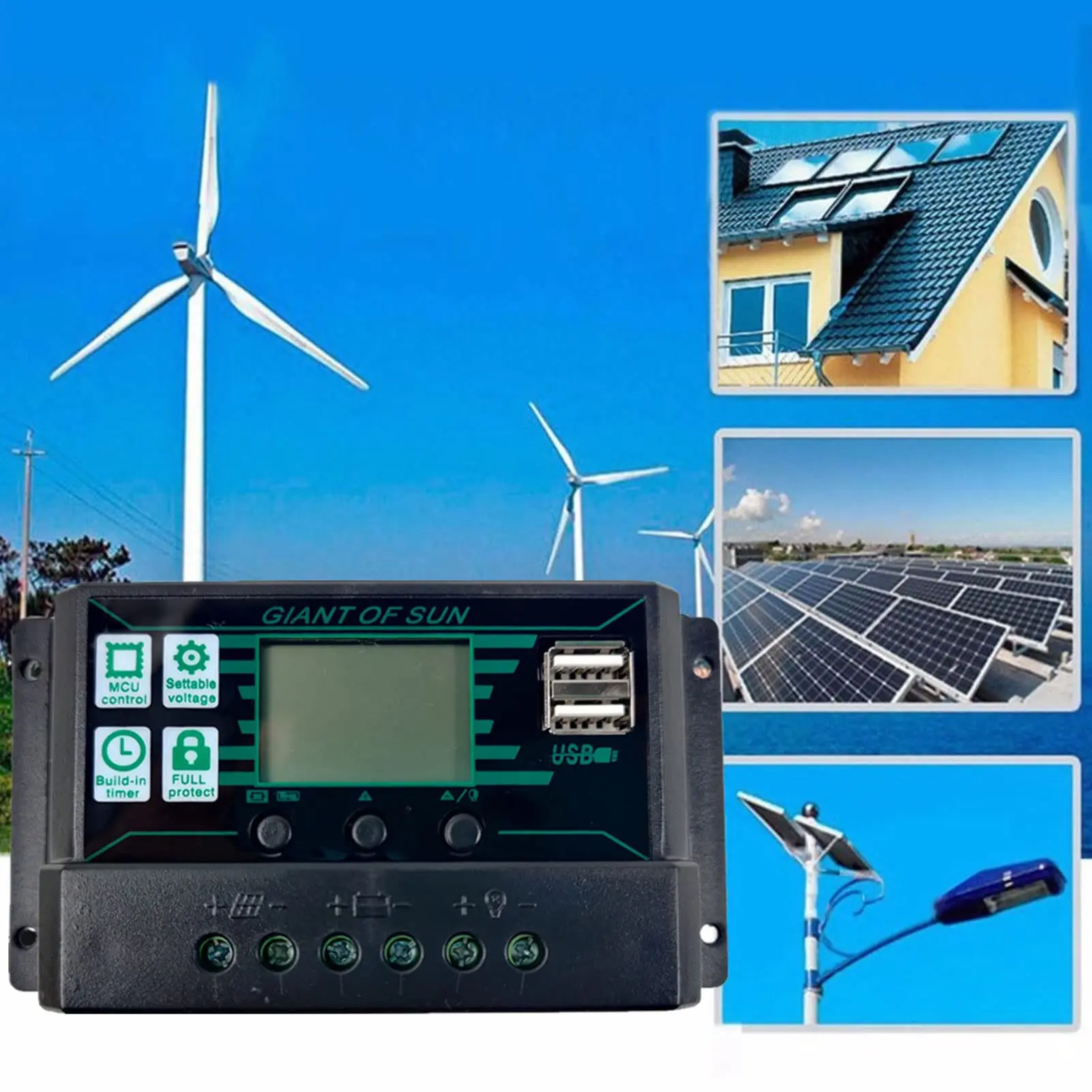 regulador para placa solar y aerogenerador - Qué es regulador eolico