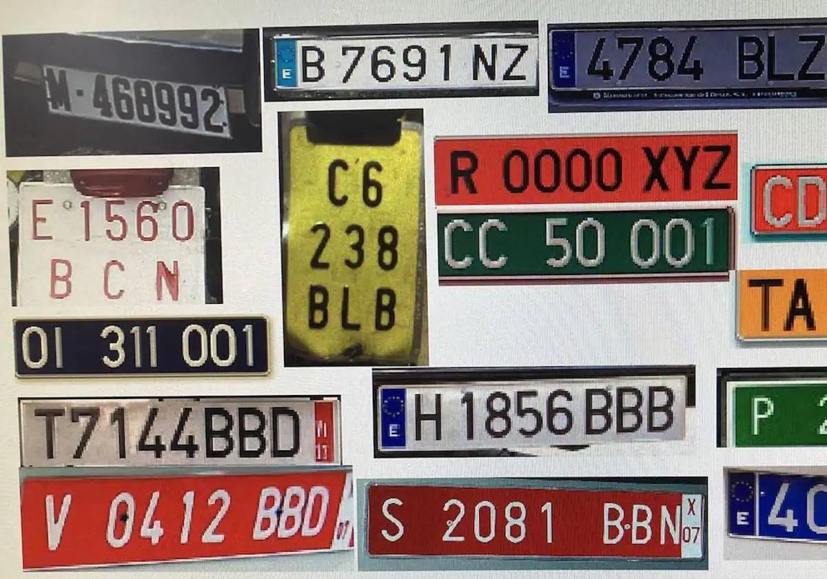 los vehículos con placas de matrícula s sólo pueden circular - Qué letras no pueden llevar las matrículas