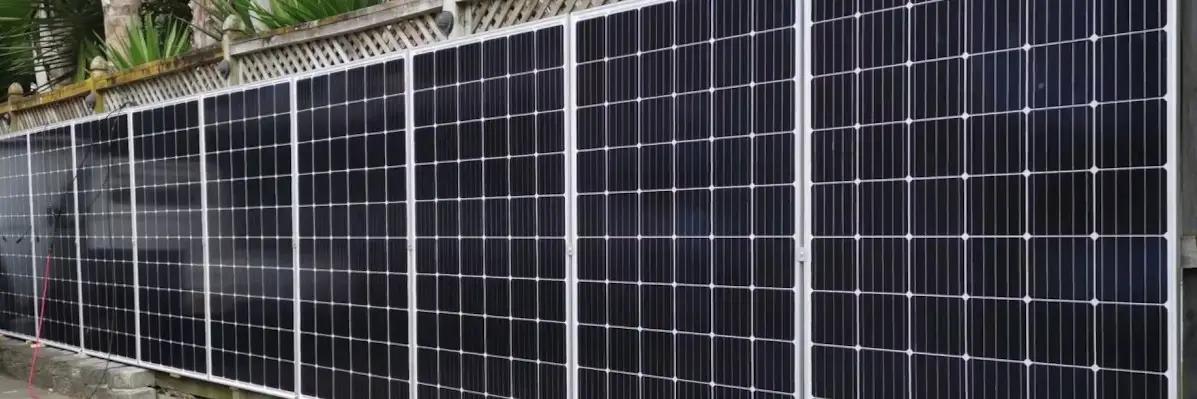 solar panel fences - What are solar panels that look like fence