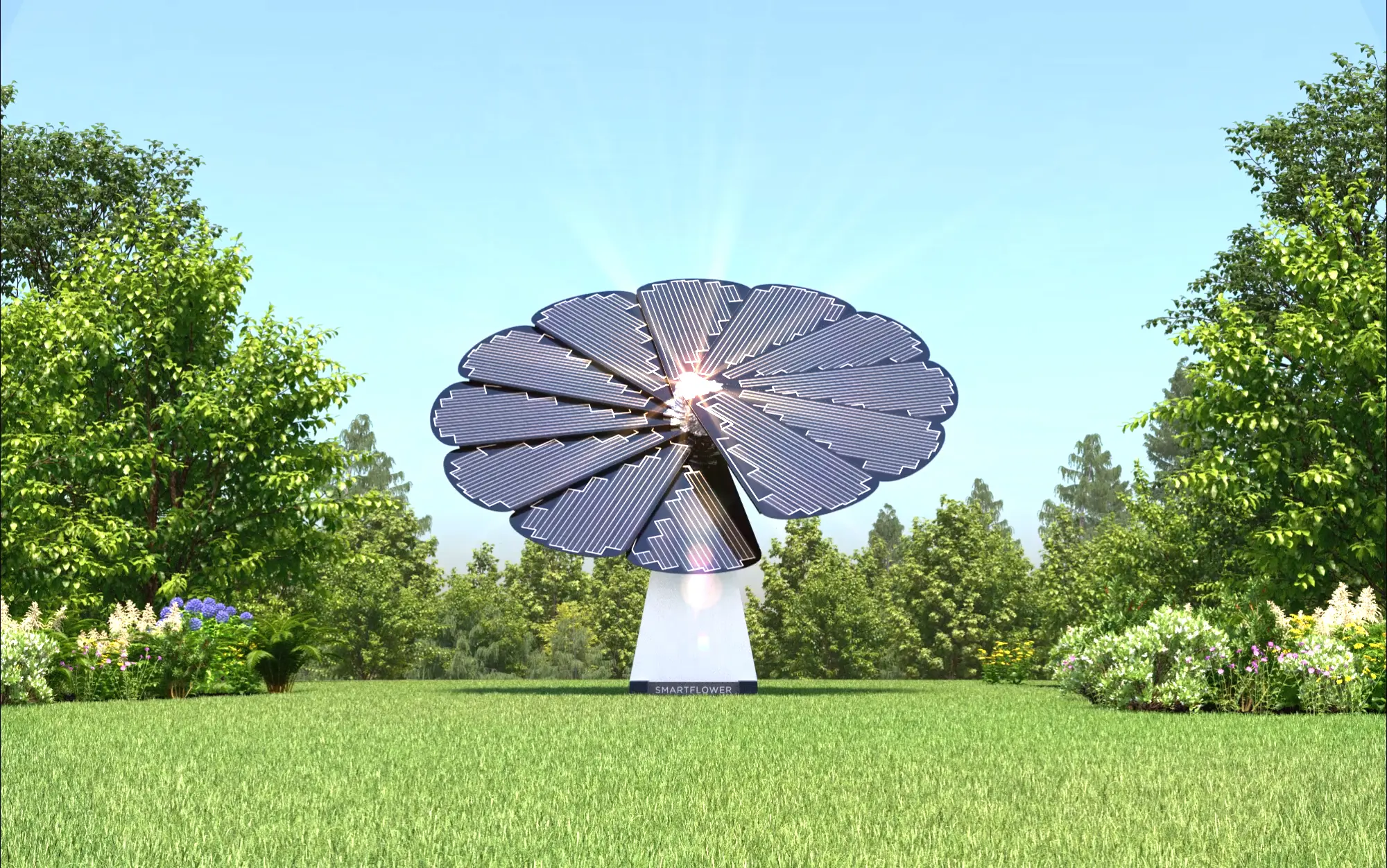 flower shaped solar panel - What is similar to Smartflower