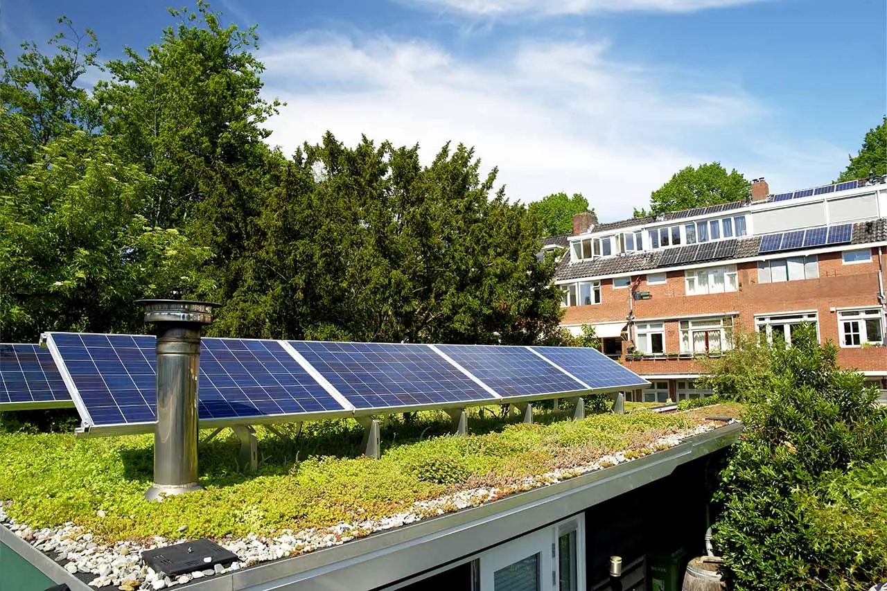 green roof and solar panels - What is the interaction between PV systems and extensive green roofs