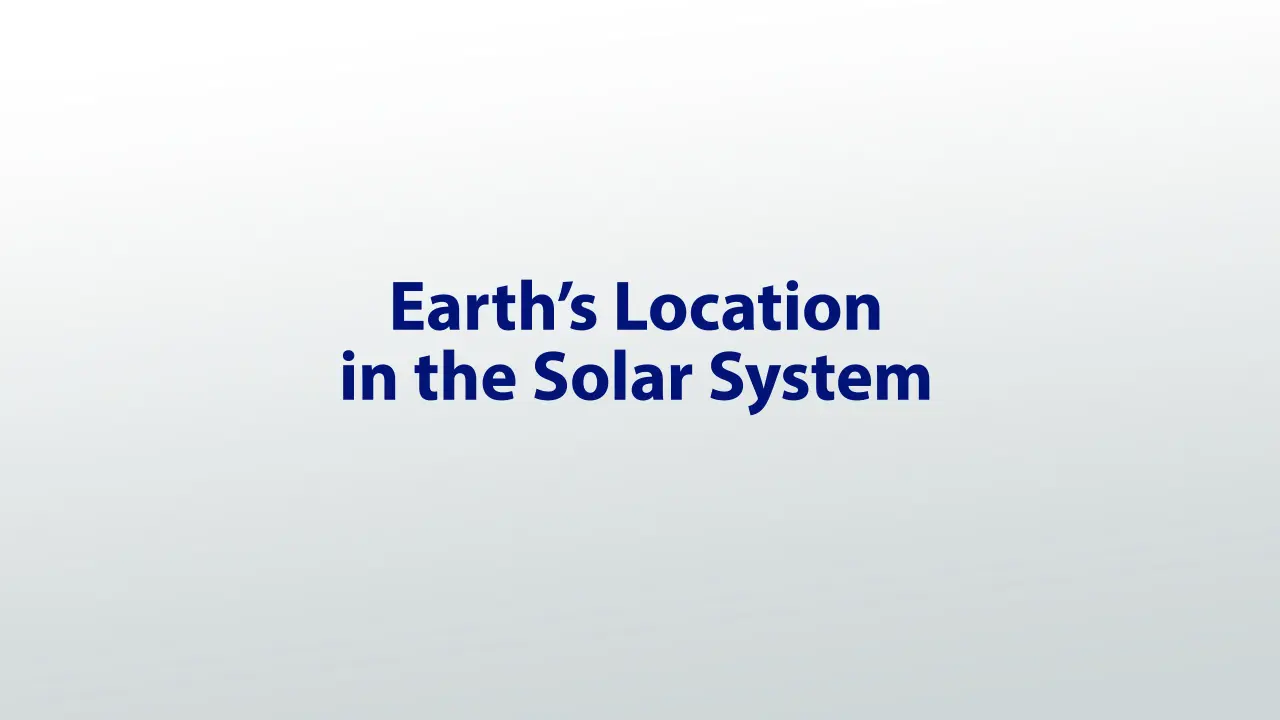solar system nasa space place - What is the place of Earth in solar system