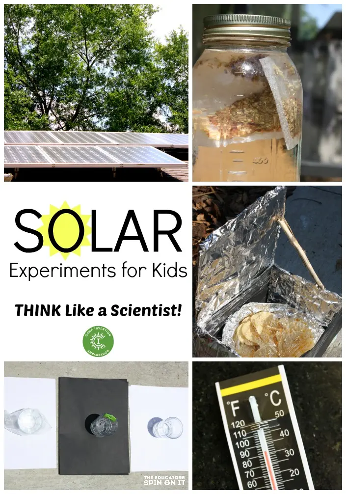 easy solar energy experiments - What is the simple experiment on solar energy