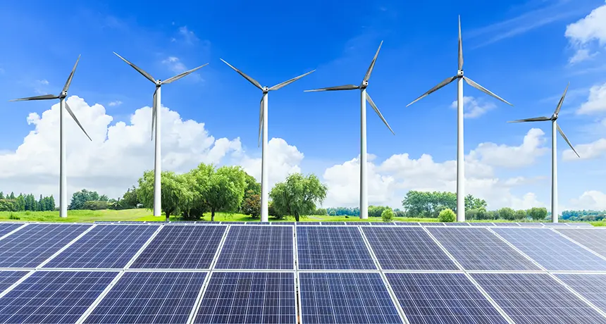 La energía eólica y solar son ejemplos de energías renovables - What type of energy is the sun and wind wind and solar energy are examples of - What type of energy is the sun and wind
