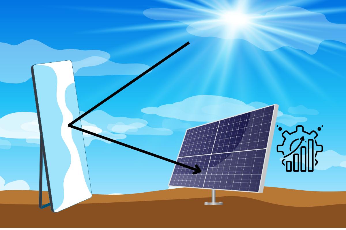 increasing solar panel efficiency with mirrors - Why don t solar panels use mirrors