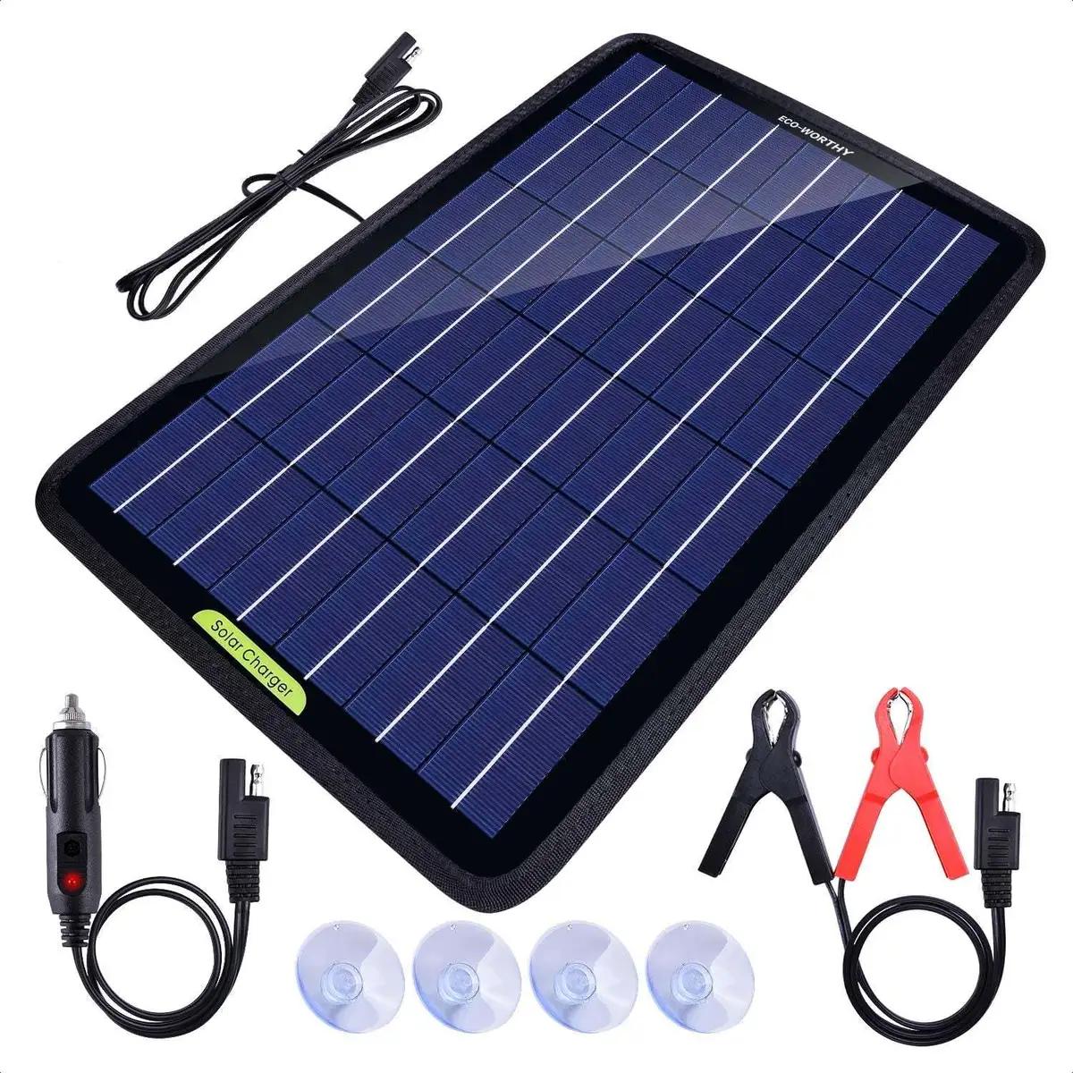 10 watt solar panel battery charger - Will a 10W solar panel charge a leisure battery